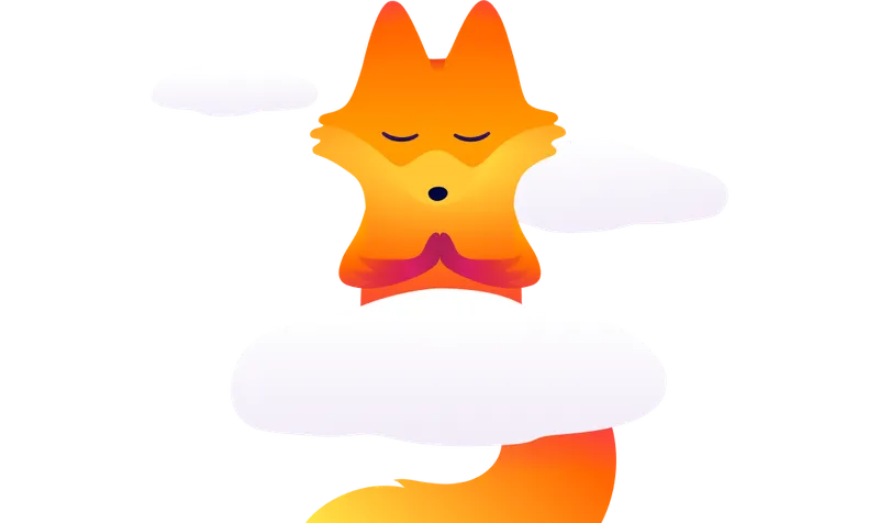 安静专注的插画
